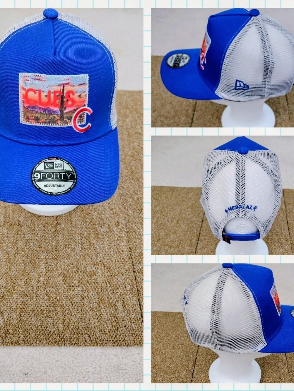 CHICAGO CUBS MLB BASEBALL SNAPBACK HAT.